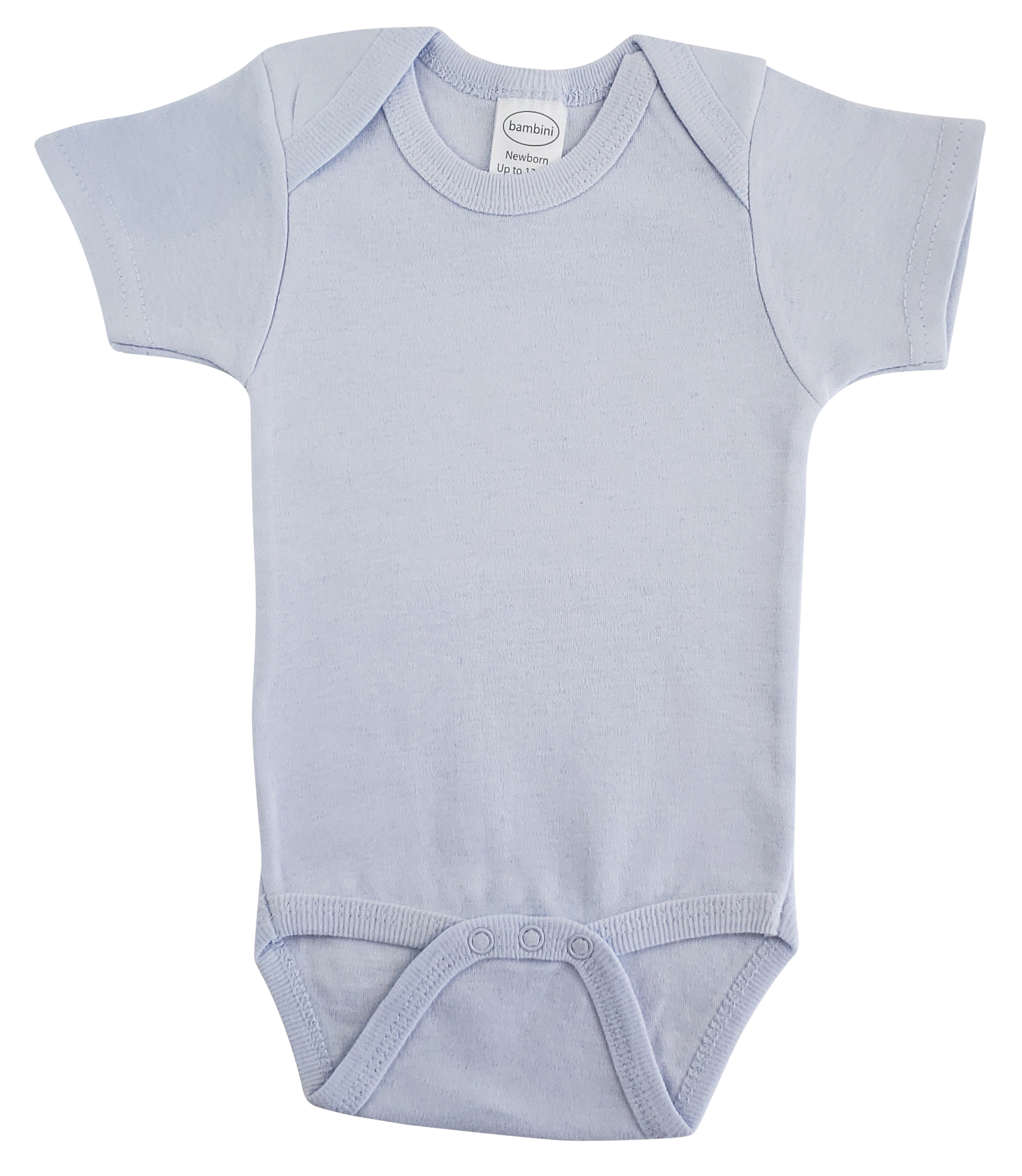 Interlock Blue Short Sleeve Onezie thumbnail 2