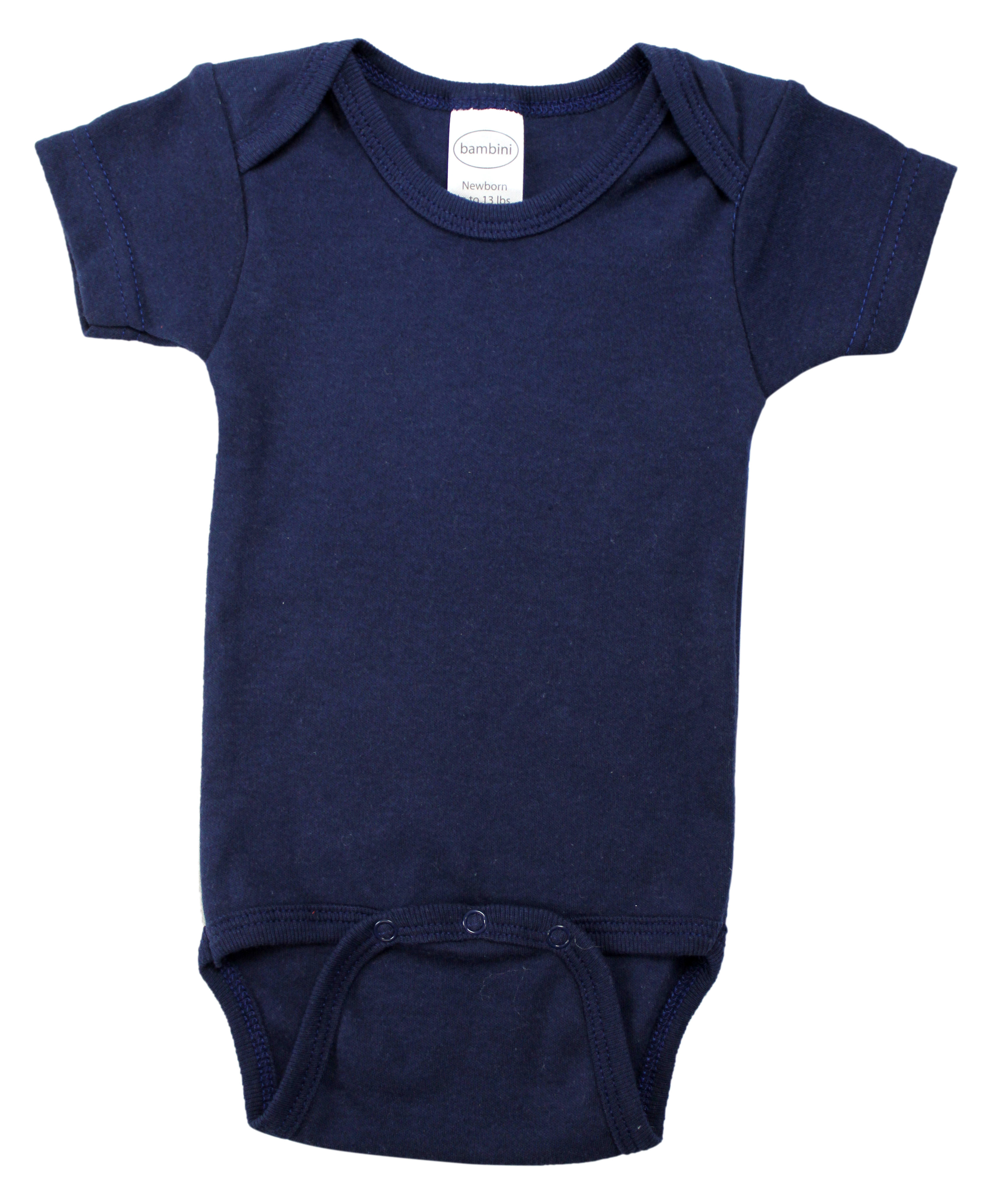 Interlock Blue Short Sleeve Onezie thumbnail 6