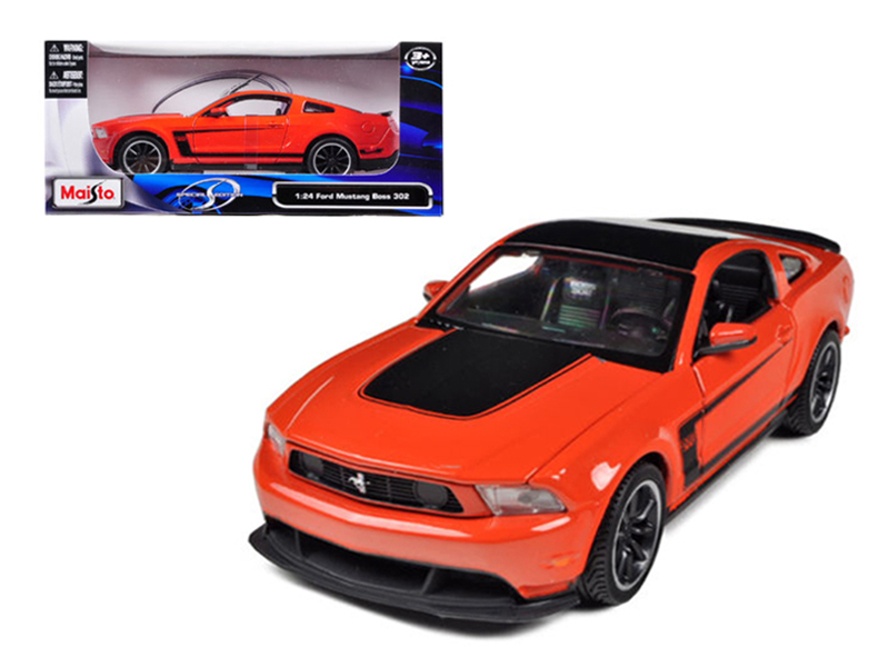 2014 Ford Mustang "Street Racer" White with Black Hood "Special Edition" Series 1/24 Diecast Model Car by Maisto
