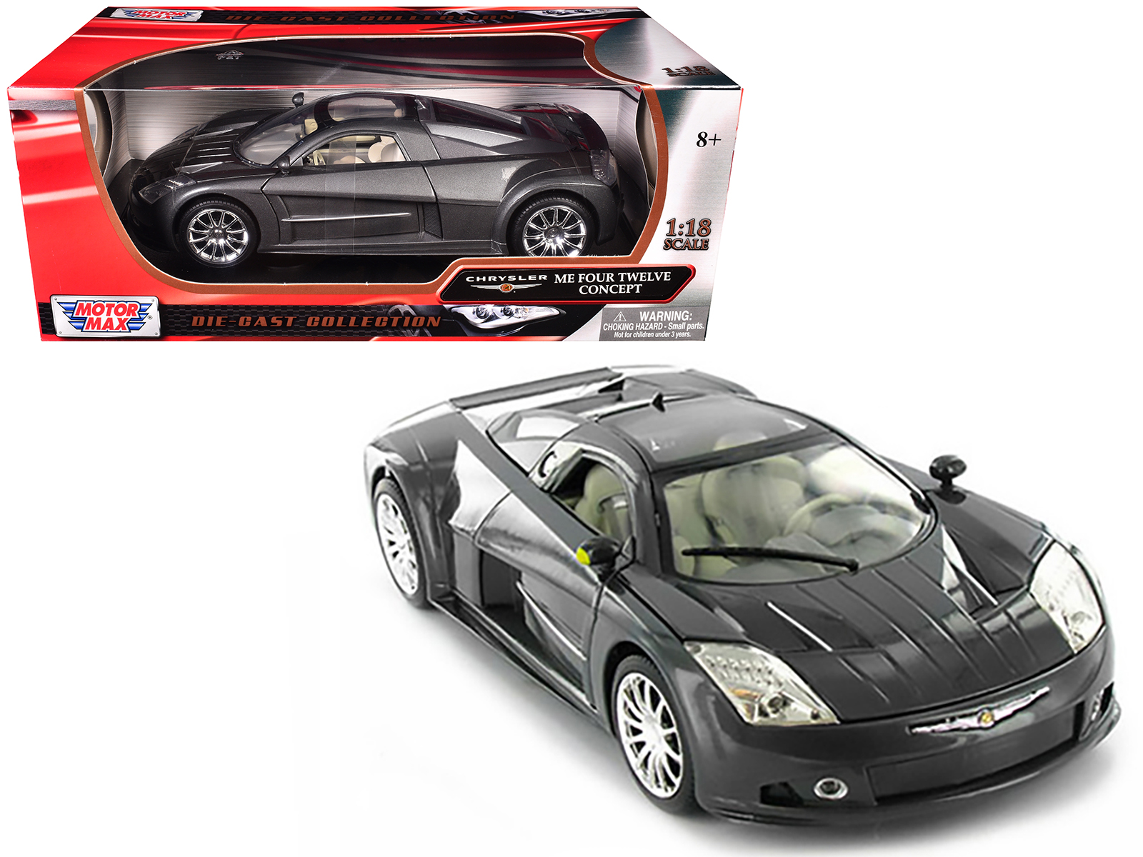 Volkswagen Nardo W12 Show Car Orange 1/18 Diecast Model Car by Motormax