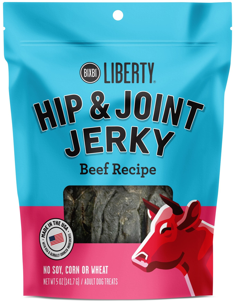 BIXBI HIP&JNT BEFF JERKY ( 6 X 5 OZ   )
