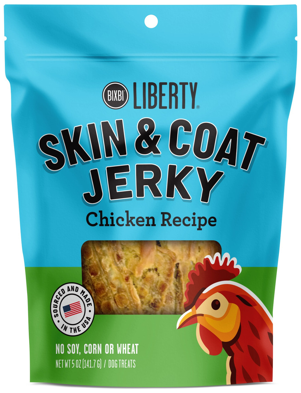 BIXBI SKN&COAT CHK JERKY ( 6 X 5 OZ   )