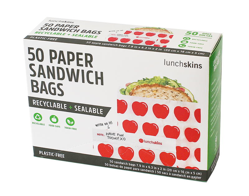 LSKIN SNDWCH BAG,PPR,RED ( 12 X 50 CT   )