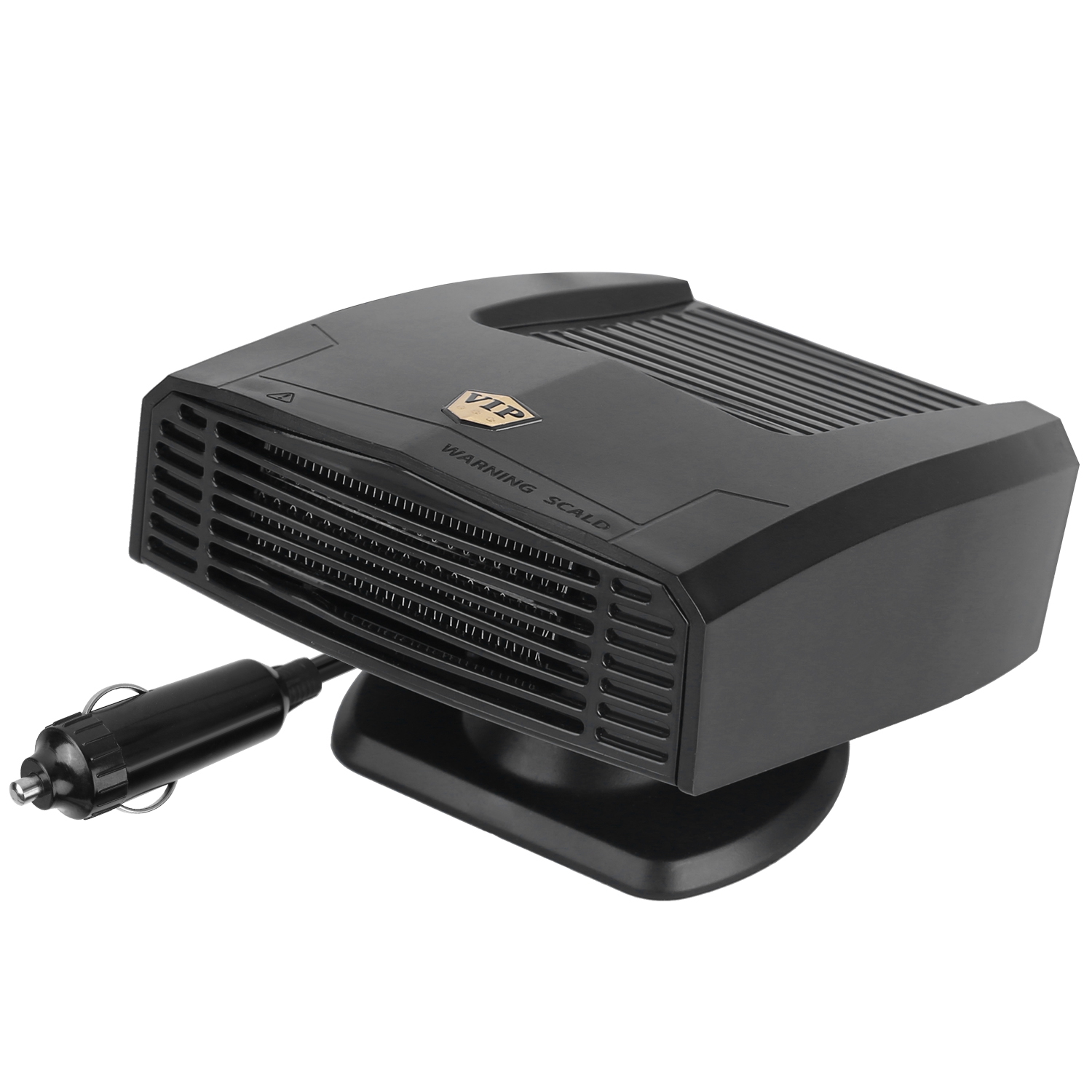 12V 150W Portable Car Heater Heating Fan 2 in 1 Defroster Defogger Demister Windshield Heater Automotive Cooling Fan with 360°Rotating Base