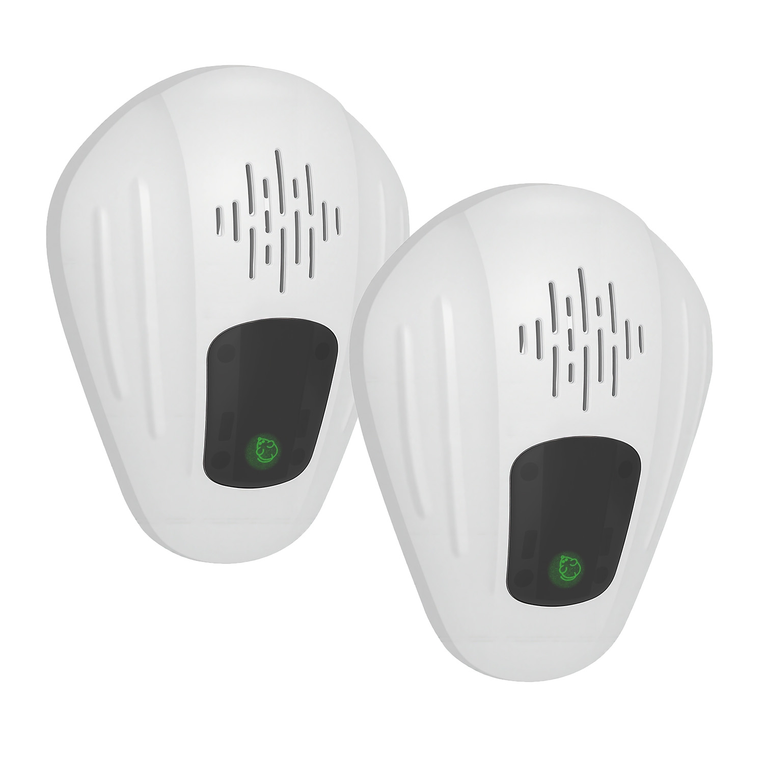 2 Pack Pest Control Device for Mosquitoes Cockroaches Rats Plug In Ultrasonic Insect Repellent Indoor for Bedroom Garage Warehouse Office