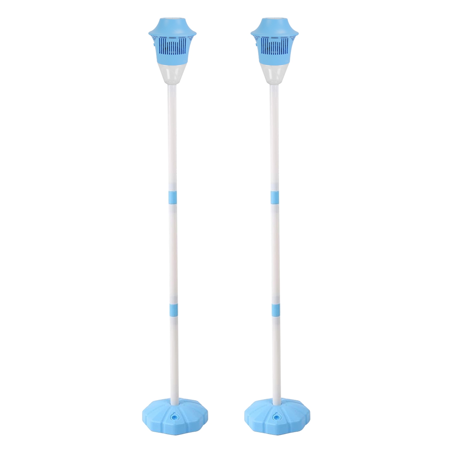 2Pack 3 In 1 Standing Bubble Machines with Colorful Lights and Music Rechargeable Bubble Maker Stands with 2 Modes 3 Adjustable Height for Party Weddi thumbnail 4