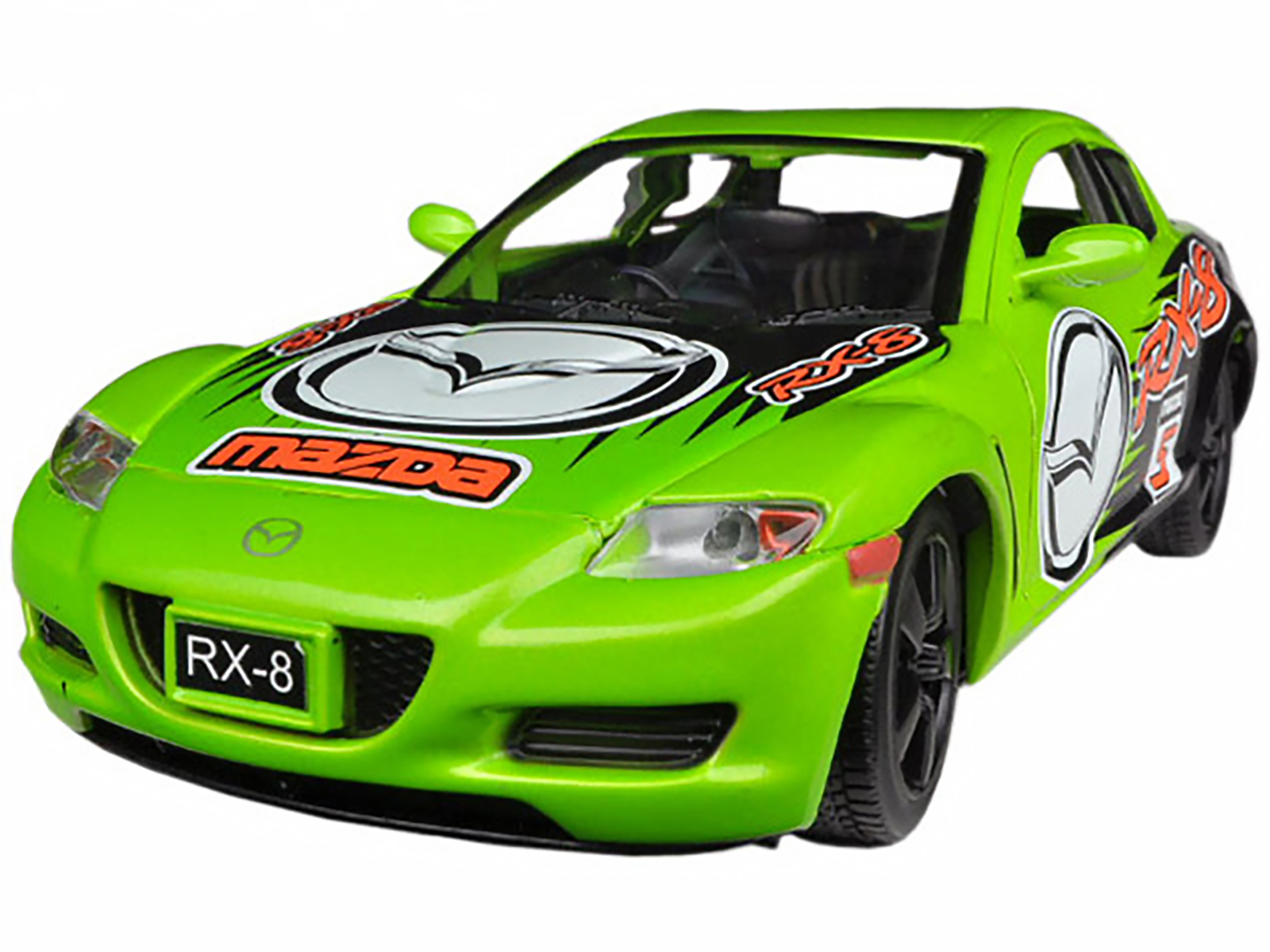 Mazda RX-8 #5 Green "GT Racing" Series 1/24 Diecast Model Car by Motormax thumbnail 2