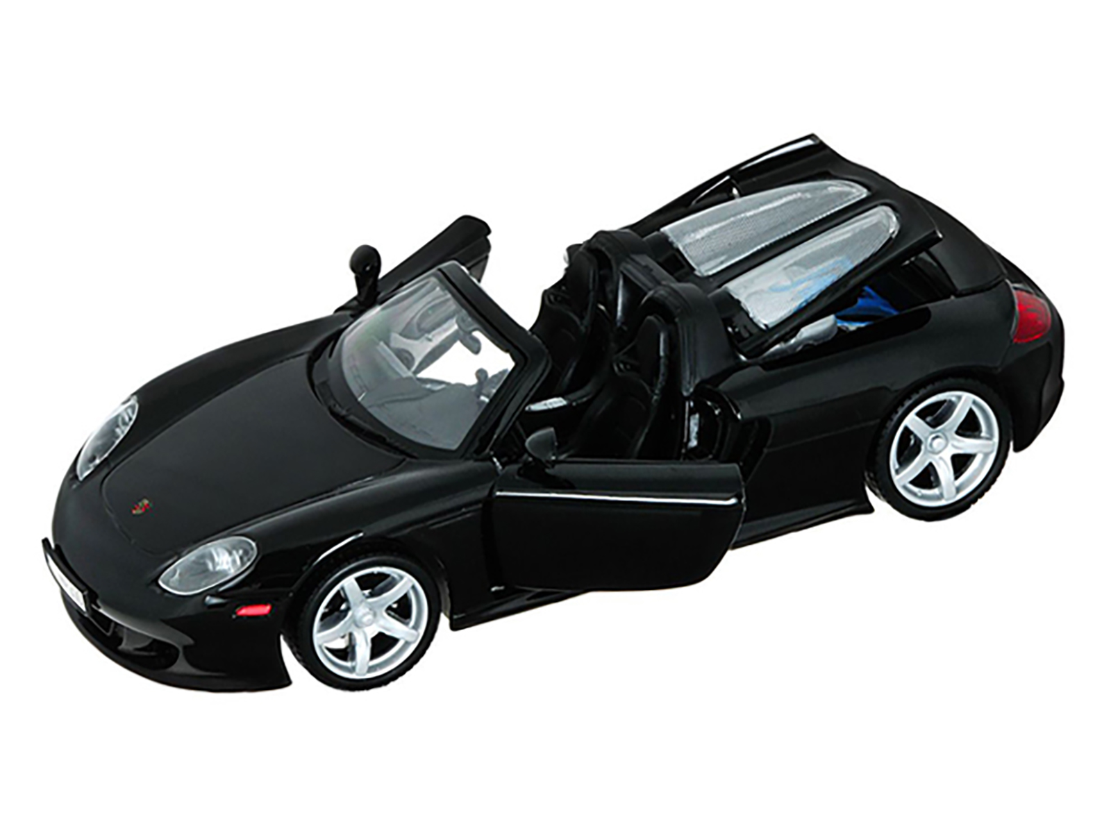 Porsche Carrera GT Black 1/24 Diecast Car Model by Motormax thumbnail 2