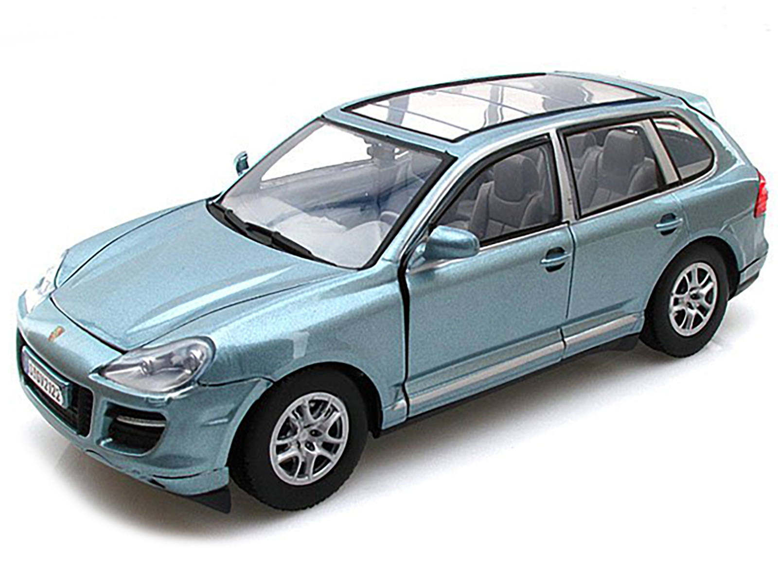 Porsche Cayenne Turbo Grey 1/24 Diecast Car Model by Motormax thumbnail 2