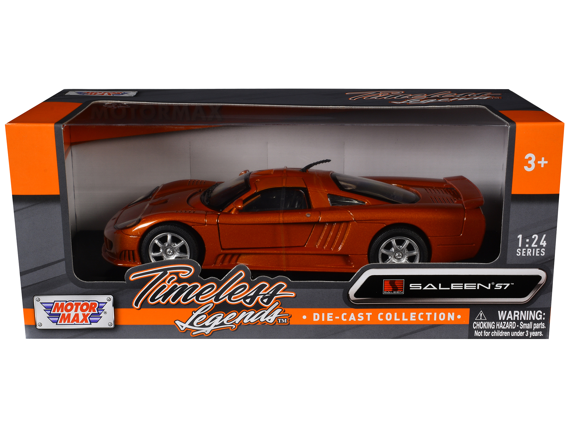 Saleen S7 Copper 1/24 Diecast Model Car by Motormax thumbnail 3