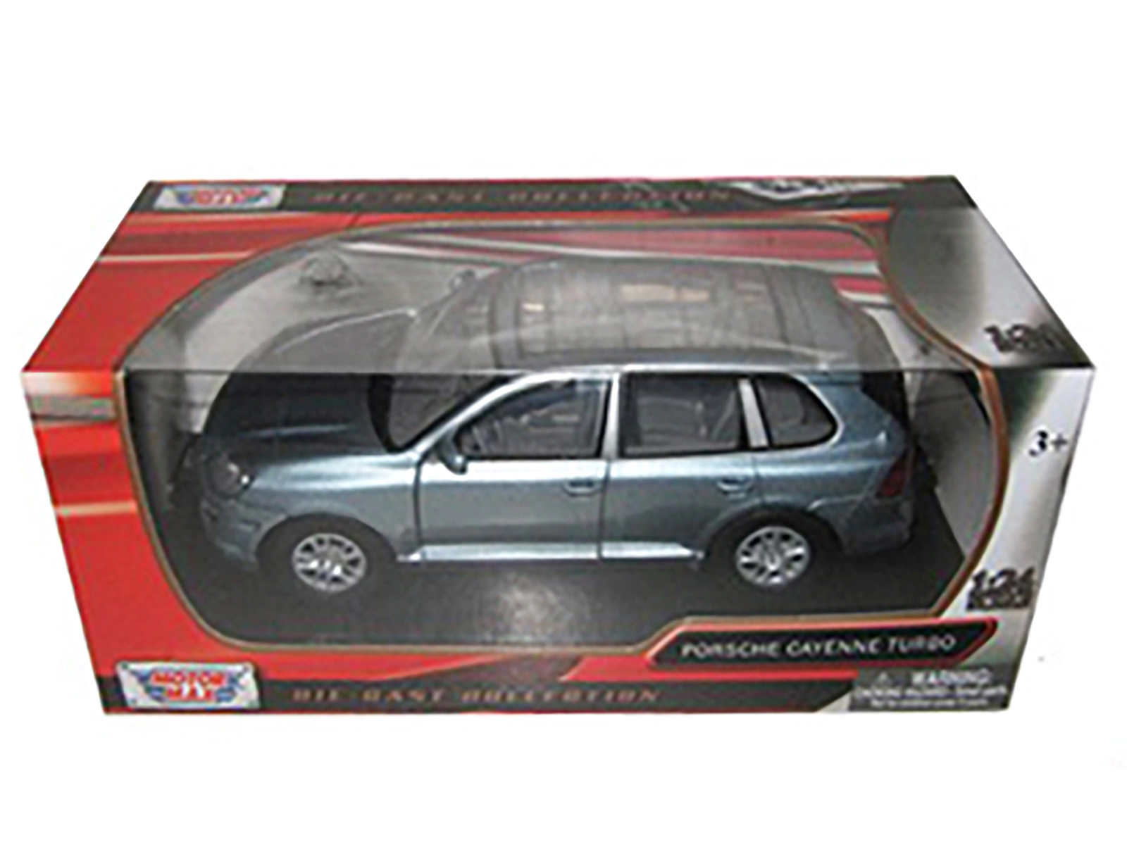 Porsche Cayenne Turbo Grey 1/24 Diecast Car Model by Motormax thumbnail 3