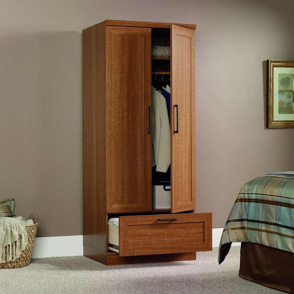 Sienna Oak Wardrobe Clothes Storage Cabinet Armoire thumbnail 2