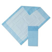 Medline Protection Plus Disposable Underpads, 23" x 36", Blue, 25/Bag (MSC281232)