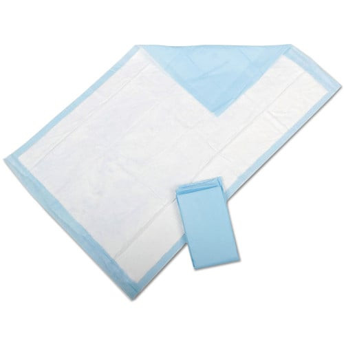 Medline Protection Plus Disposable Underpads, 23" x 36", Blue, 25/Bag (MSC281232) thumbnail 2