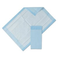 Medline Protection Plus Disposable Underpads, 23" x 36", Blue, 25/Bag (MSC281232) thumbnail 3