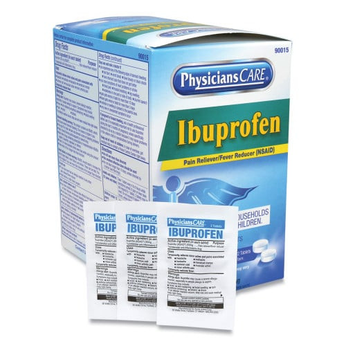 PhysiciansCare Ibuprofen Medication, Two-Pack, 50 Packs/Box (90015) thumbnail 2