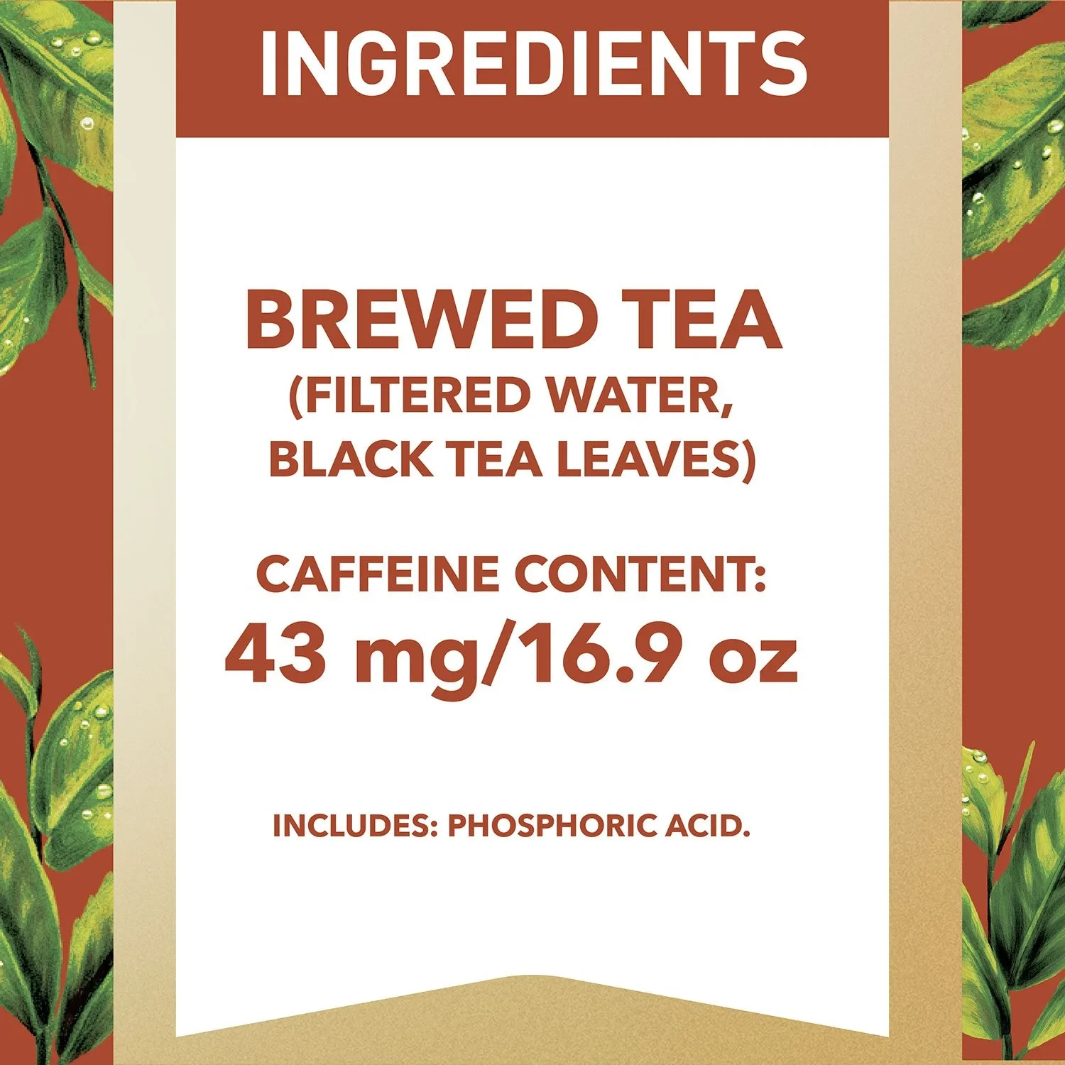 Gold Peak Unsweetened Tea 16.9 fl. oz., 18 pk. thumbnail 4