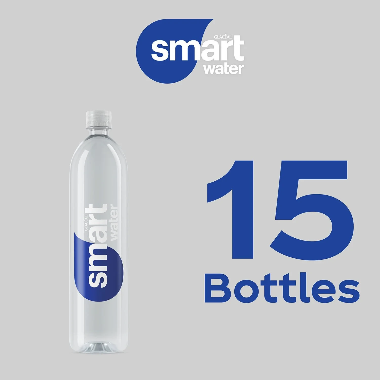 SmartWater Vapor Distilled Premium Water Bottles, 1 L., 15 pk. thumbnail 4