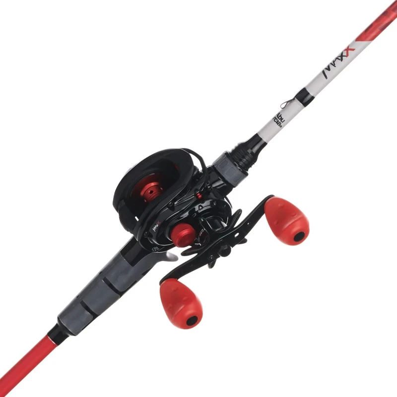 Abu Garcia Max X Baitcast Fishing Combo, 7' Medium Heavy Rod, Right Handed Reel
