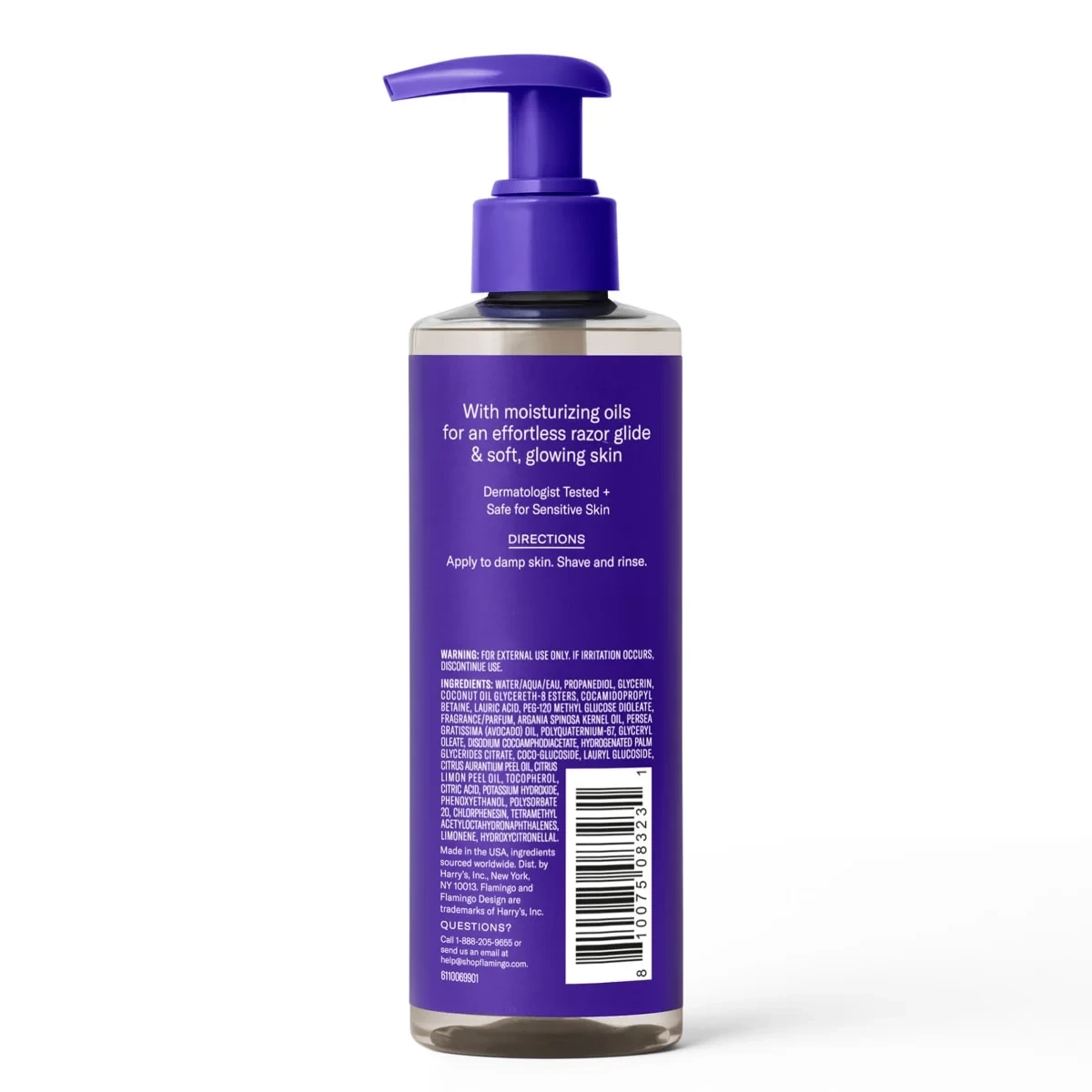 Flamingo Women's Nourishing Shave Oil, Coconut and Amber, 8 oz thumbnail 4