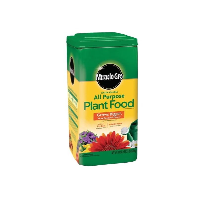 Miracles-Grows Water Soluble All Purpose Plant Food, 5 lb, Indoor and Outdoor Plants thumbnail 6