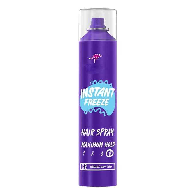 Aussie Instant Freeze Hair Spray for Curly Hair, Straight Hair, and Wavy Hair, 10 oz Unisex