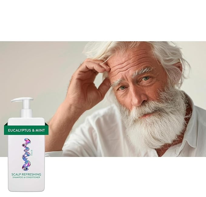 Eucalyptus & Mint - Hair - 2 in 1 - Shampoo and Conditioner - Contain Naturally Derived Ingredients | All Hair - Silicone, Sulfate and Paraben Free - Full & Thick - 16.5 FLOz - Pack Of 01 thumbnail 2