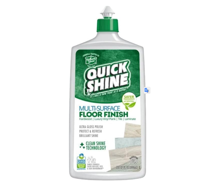 Multi-Surface Floor Finish, Pfas-Free Formula, All Purpose Household Floor Polish, 27 oz
