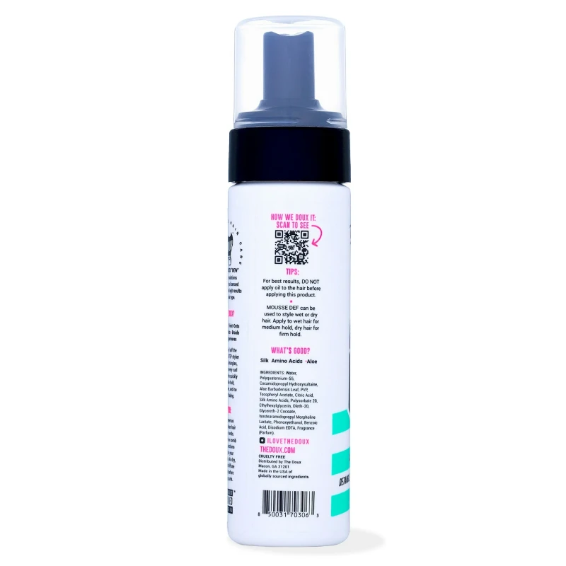 The Doux Mousse Def Shine Enhancing Volumizing Texturizing Pump Hair Styling Foam, 7 fl oz thumbnail 3