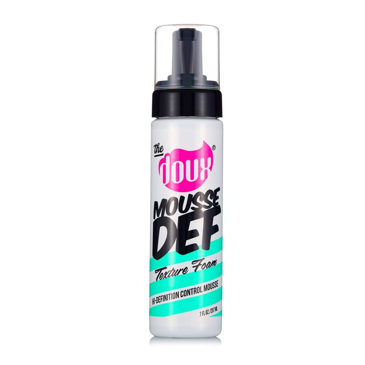 The Doux Mousse Def Shine Enhancing Volumizing Texturizing Pump Hair Styling Foam, 7 fl oz