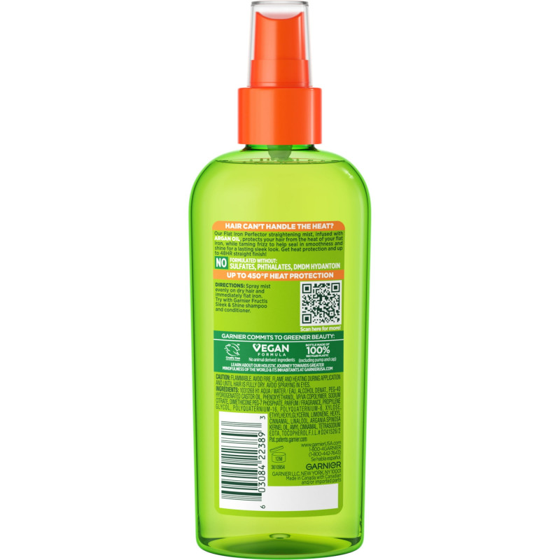 Garnier Fructis Flat Iron Perfector Straightening Mist Hair Sprays Argan Oil All Hair Types 6 fl oz thumbnail 4