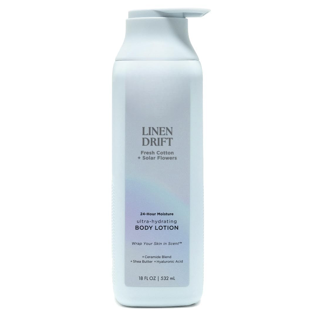 Scent Theory Body Lotion with Shea Butter, All Skin Types, Linen Drift, 18 oz
