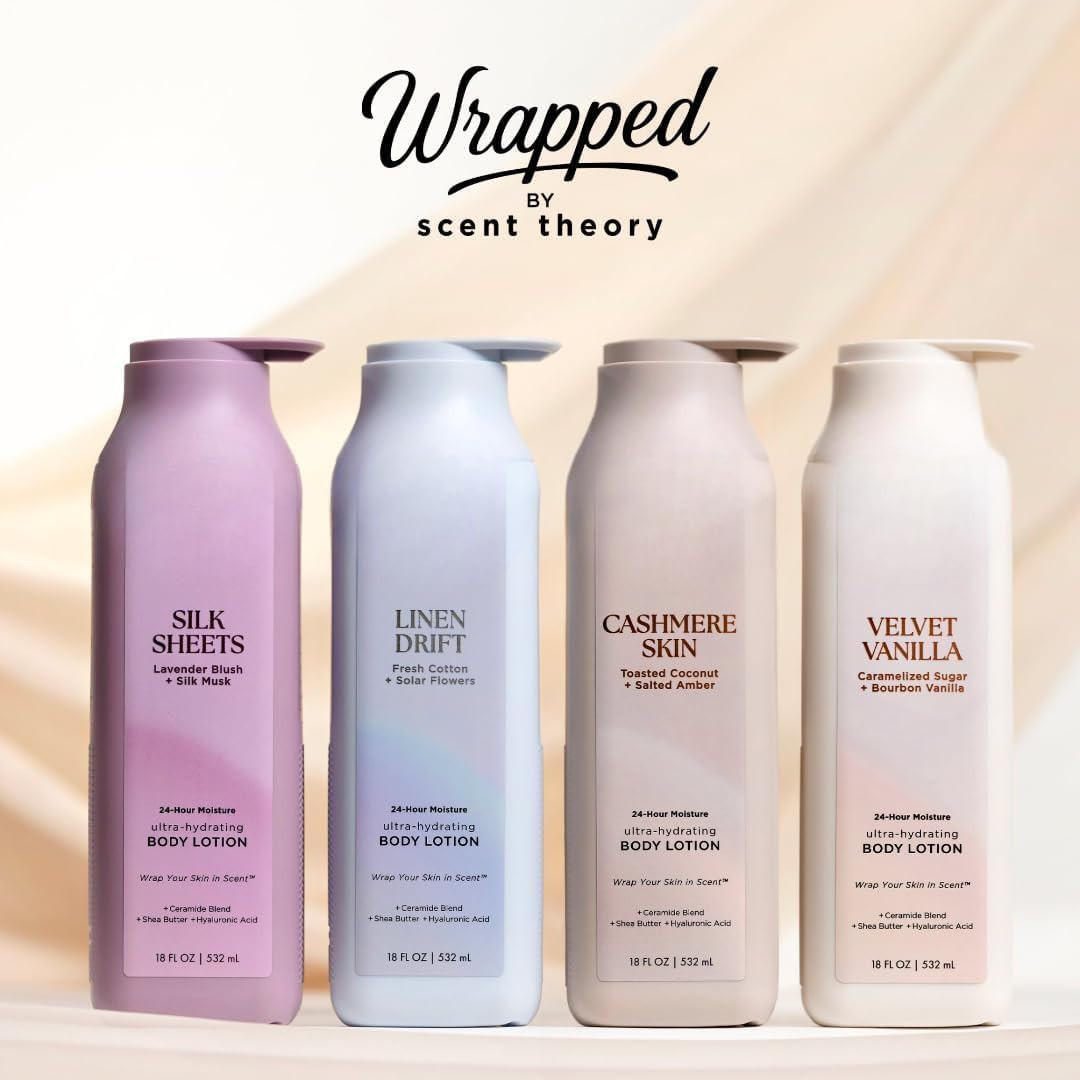 Scent Theory Body Lotion with Shea Butter, All Skin Types, Linen Drift, 18 oz thumbnail 2