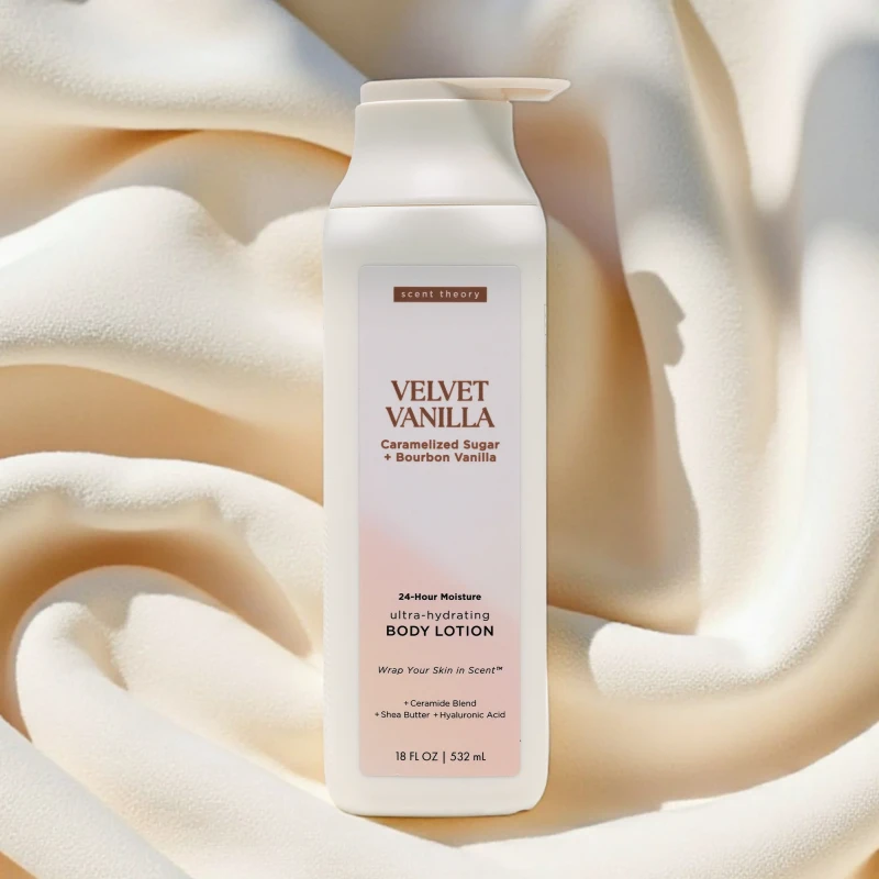 Scent Theory Body Lotion with Shea Butter, All Skin Types, Velvet Vanilla, 18 oz thumbnail 3