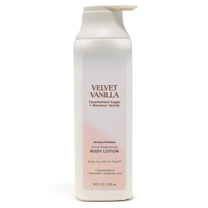 Scent Theory Body Lotion with Shea Butter, All Skin Types, Velvet Vanilla, 18 oz