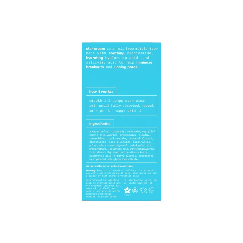 Starface Star Cream and Salicylic Acid - 1.7 oz thumbnail 4