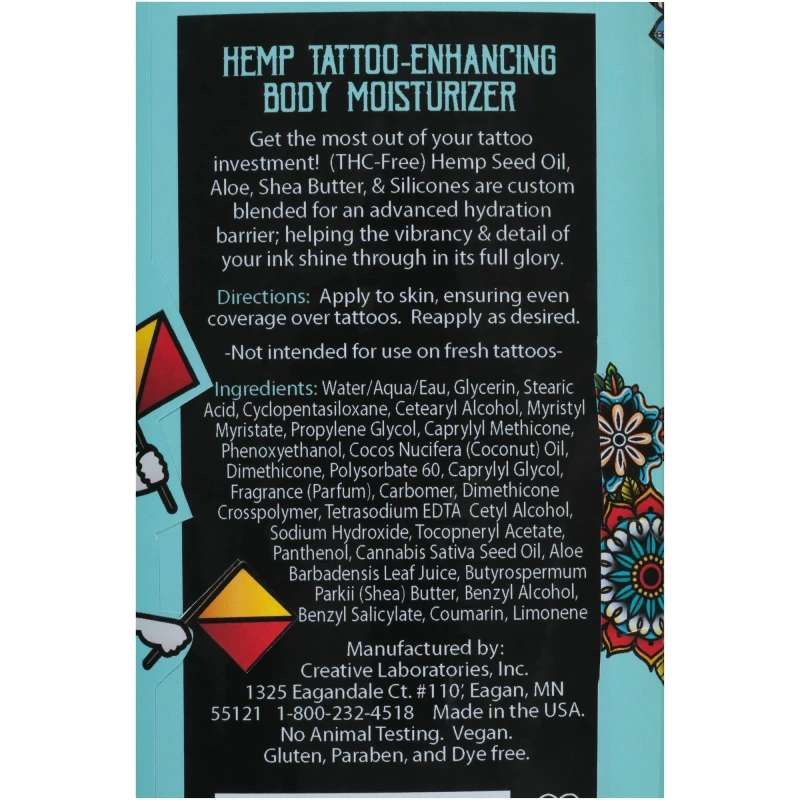 Malibu Hemp Tan Tattoo Enhancing Body Moisturizing Lotion, 12 fl. oz. thumbnail 2