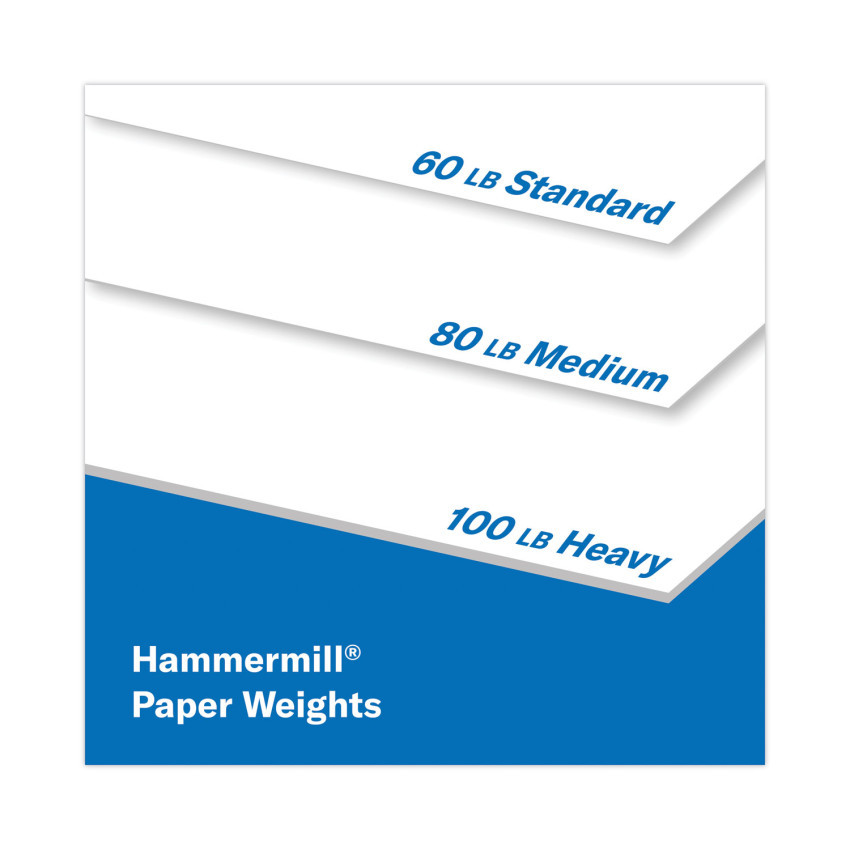 Hammermill Premium Color Copy Cover, 100 Bright, 80 lb Cover Weight, 18 x 12, 250 Sheets/Pack, 4 Packs/Carton (133200) thumbnail 5