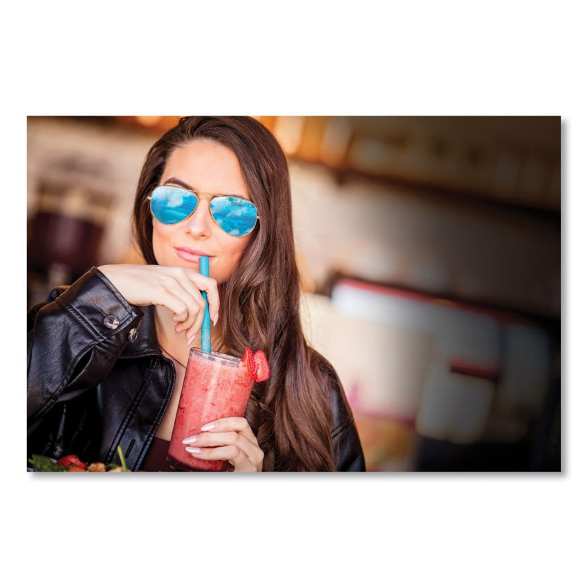 Phade Marine Biodegradable Straws, Boba Straws, 9", Ocean Blue, 720/Carton (511207) thumbnail 3