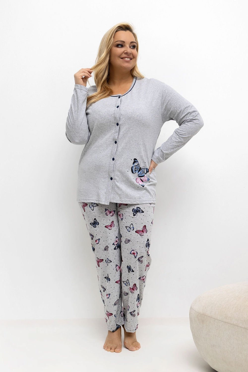 Plus Size Pajamas model 221199 Forever Pink