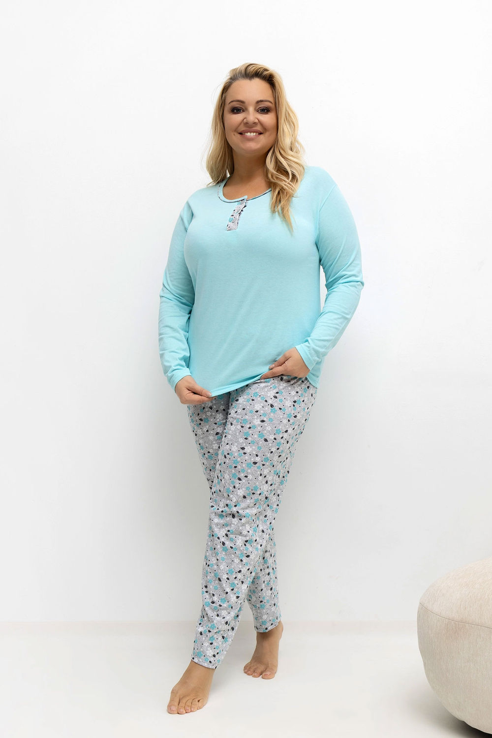 Plus Size Pajamas model 221184 Forever Pink
