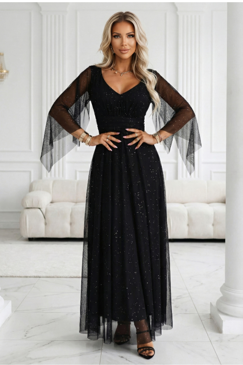 Long dress model 222465 Numoco