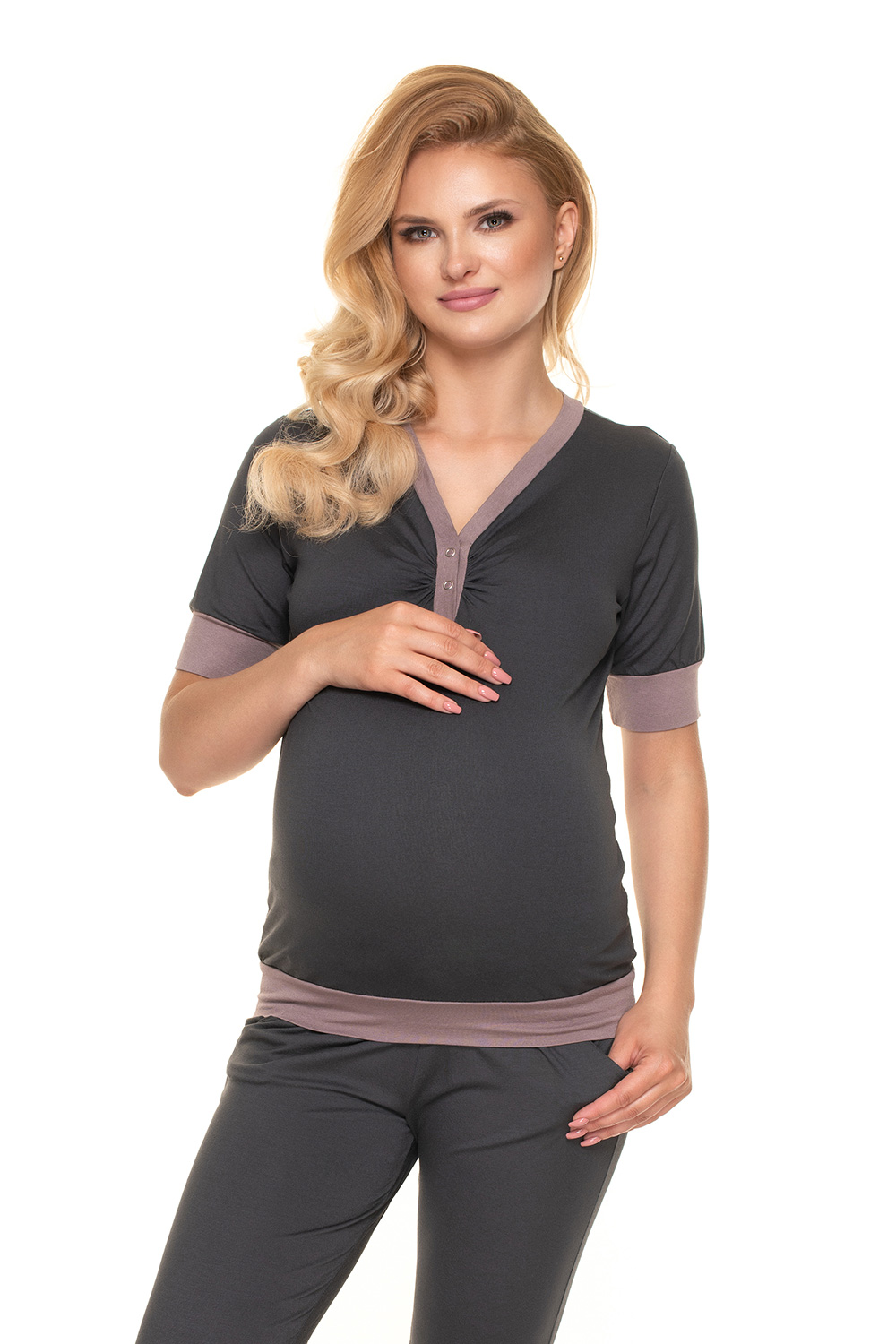 Pregnancy pajamas model 157826 PeeKaBoo