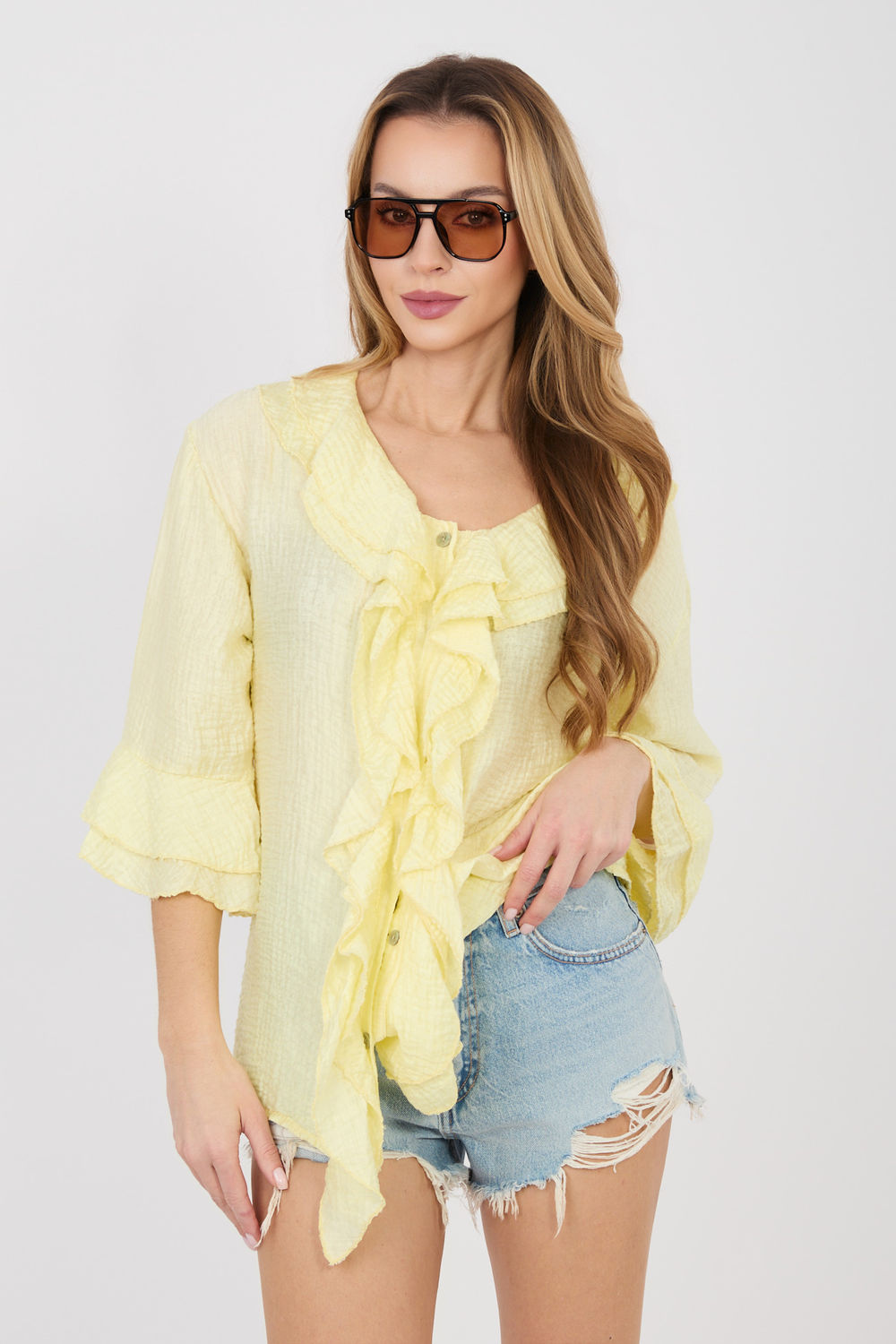Long sleeve shirt model 225520 Italy Moda