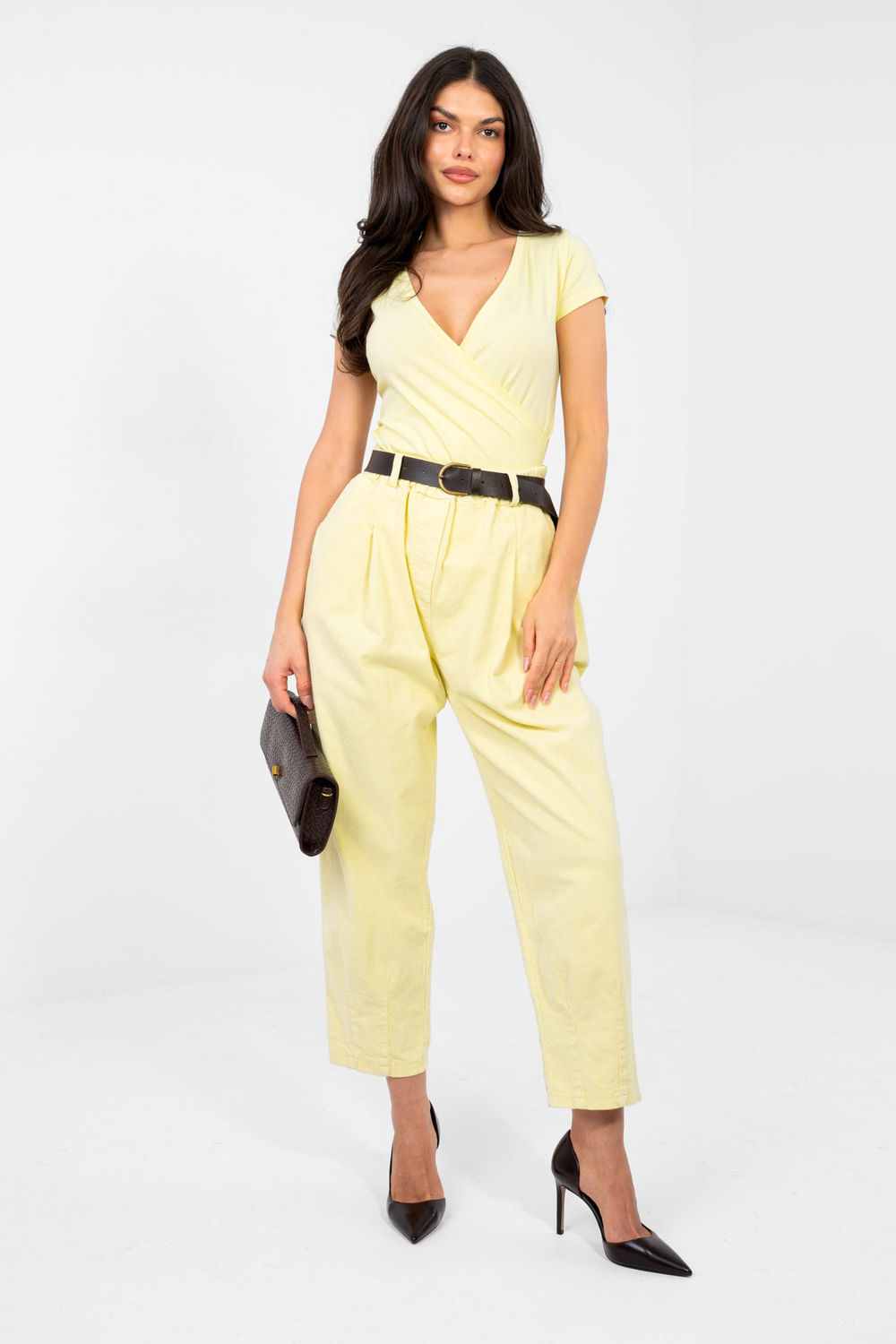 corduroy trousers model 224382 Italy Moda