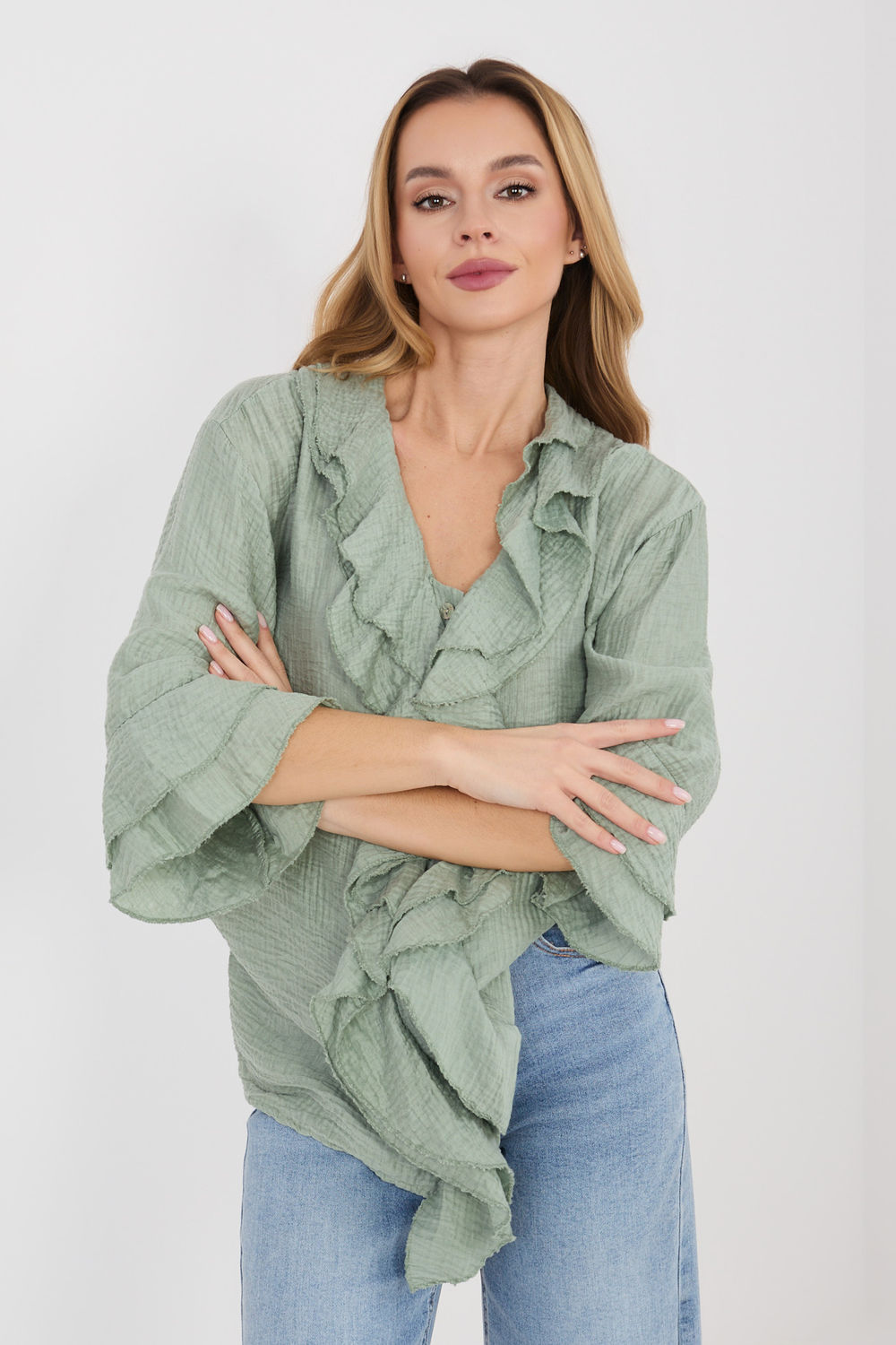 Long sleeve shirt model 225521 Italy Moda