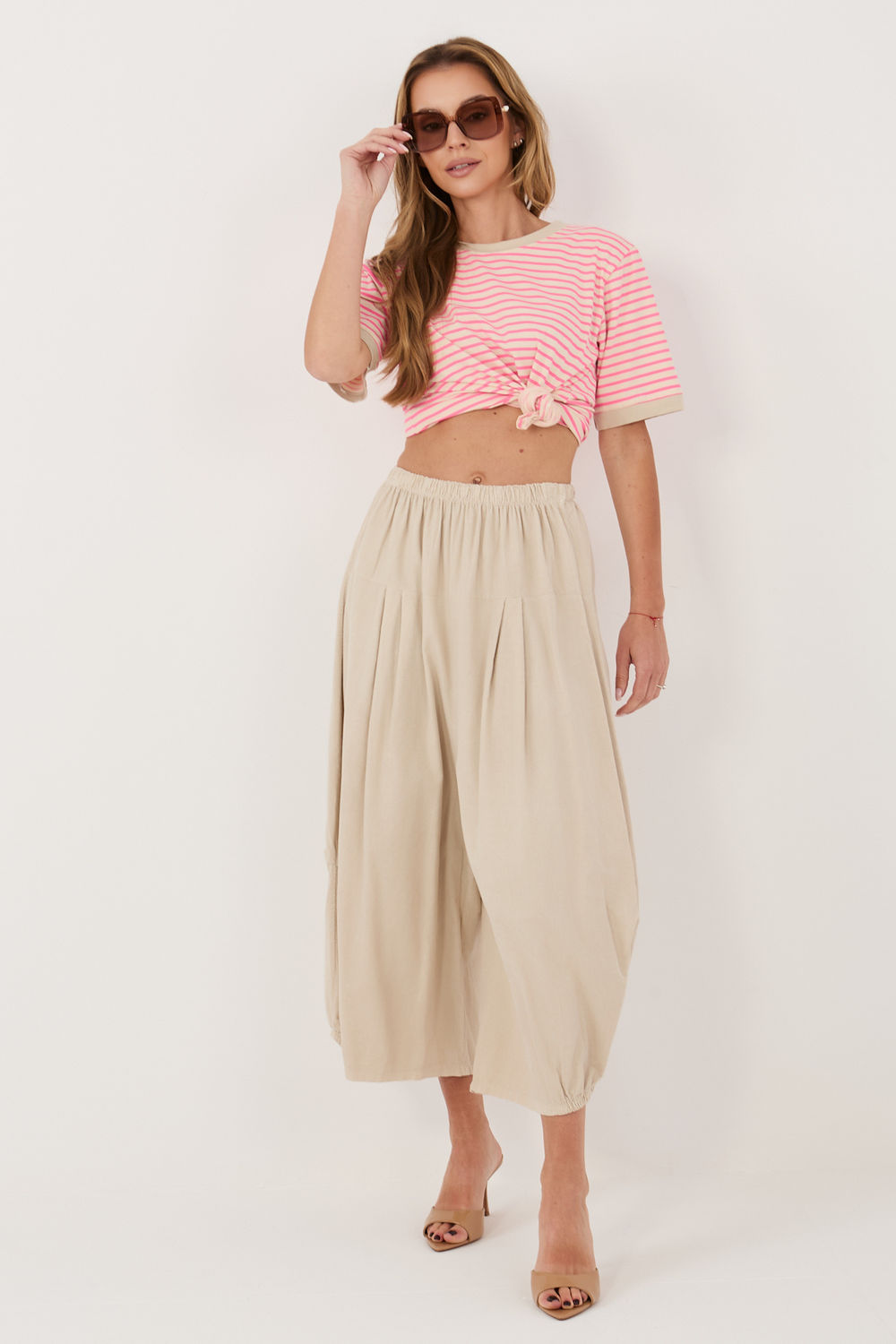 corduroy trousers model 226450 Italy Moda