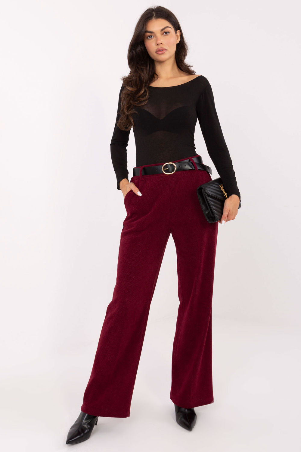 corduroy trousers model 220750 Italy Moda