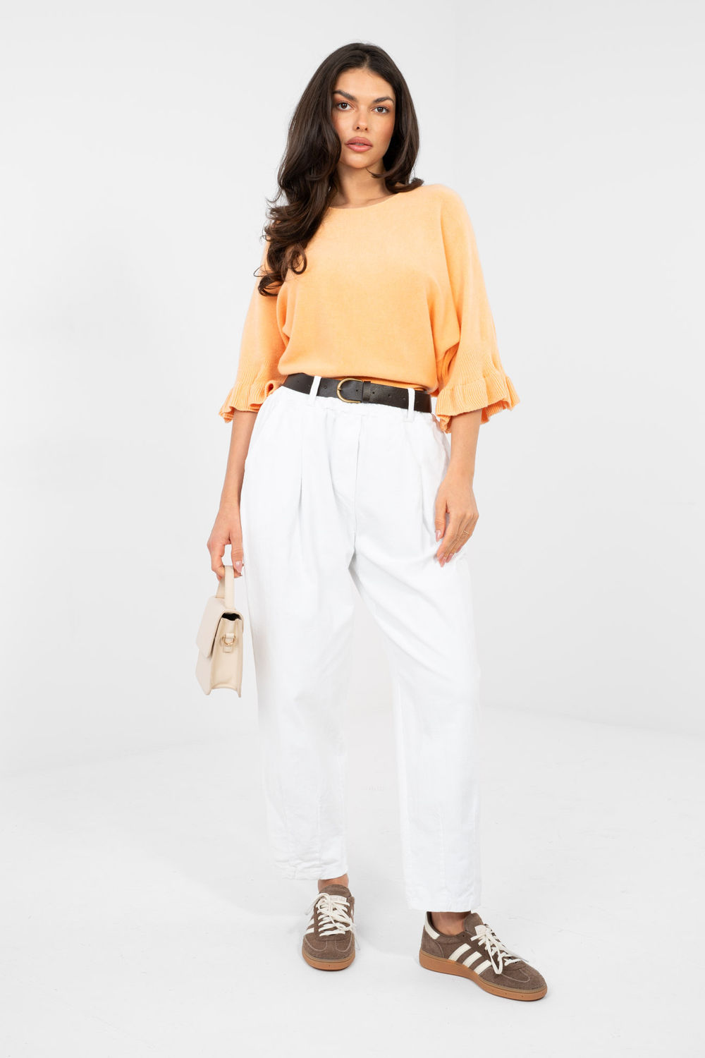 corduroy trousers model 224384 Italy Moda