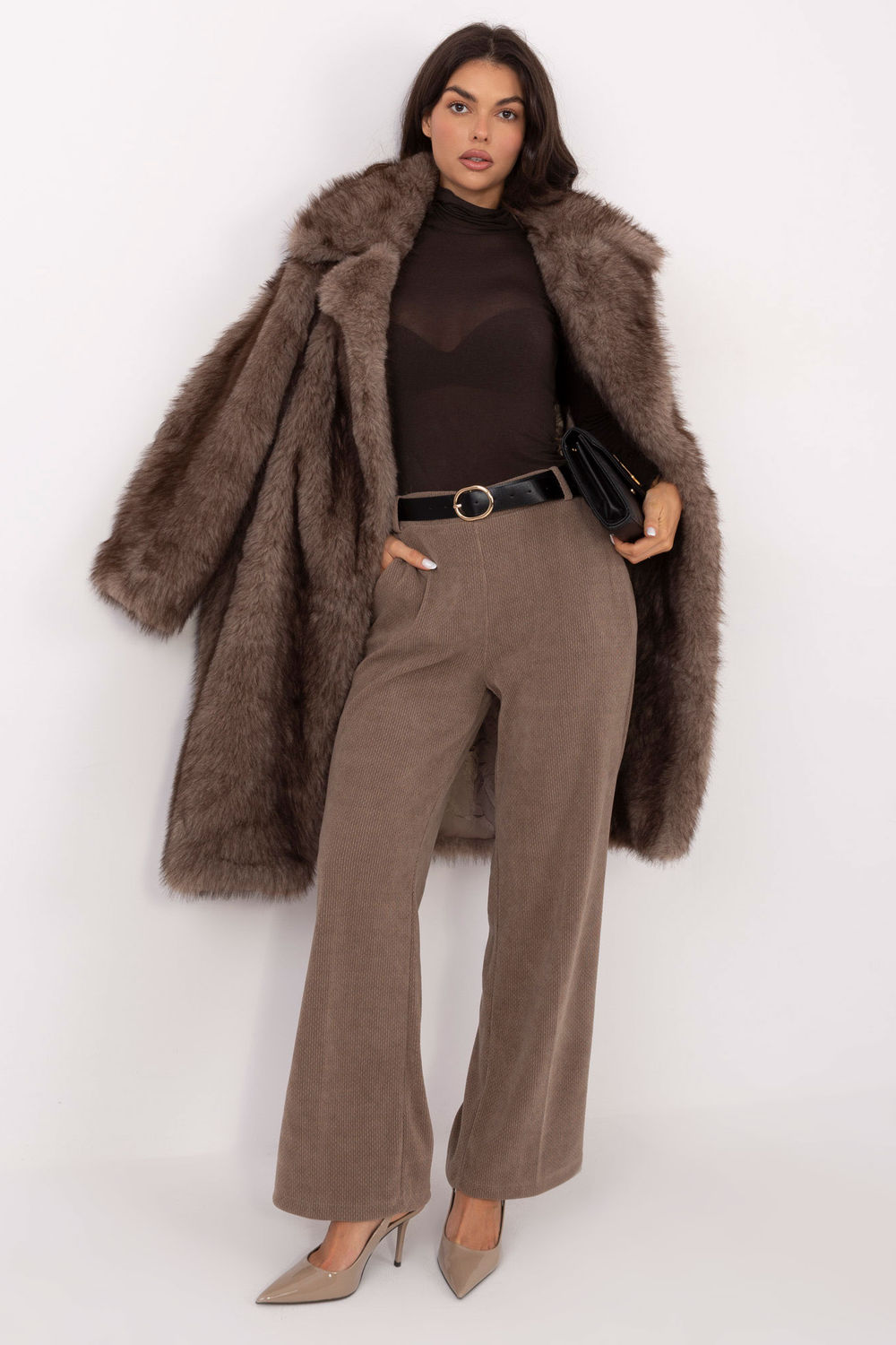 corduroy trousers model 220751 Italy Moda